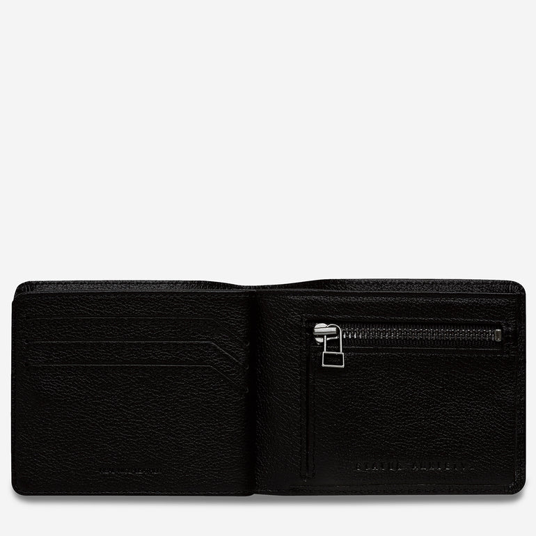 Status Anxiety Leonard Men's Leather Wallet Black