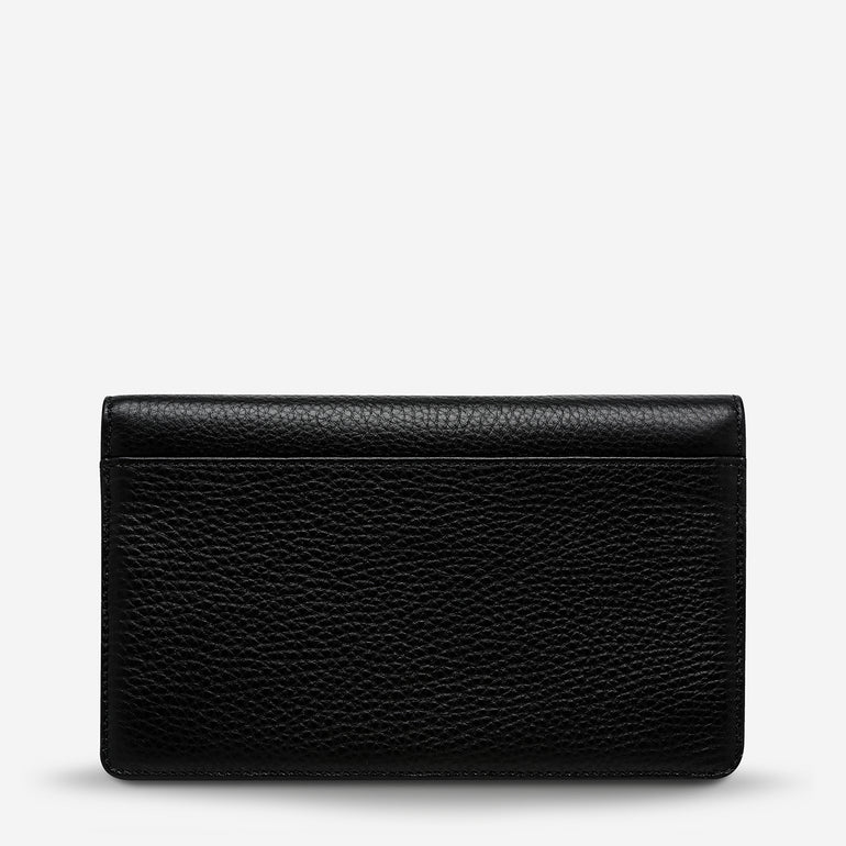Status Anxiety Living Proof Women's Leather Wallet Black