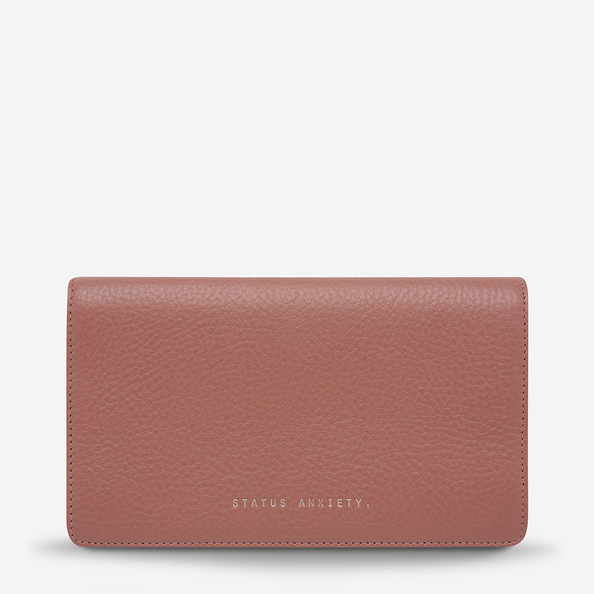 Status Anxiety Living Proof Women's Leather Wallet Dusty Rose