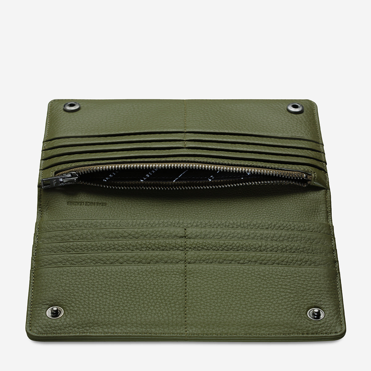 小物 Long Horizontal Wallet Khaki Green Long Horizontal Wallet Khaki Green