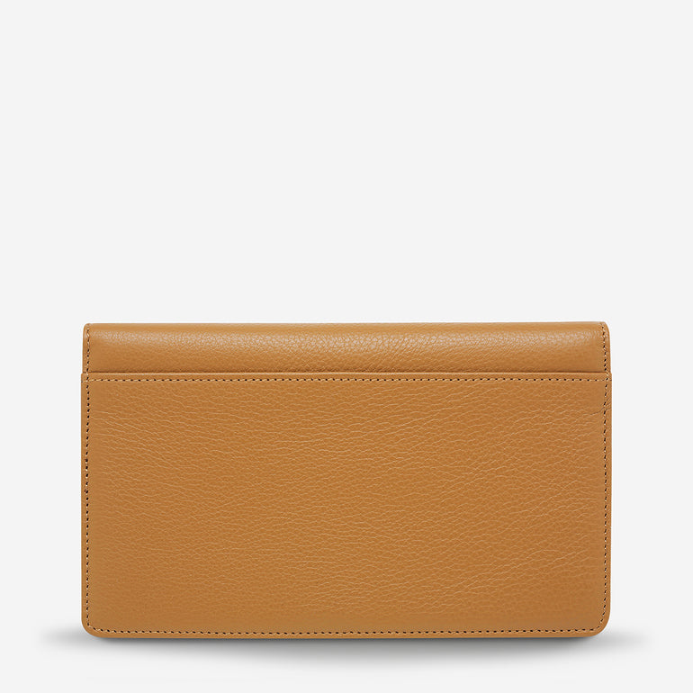 Status Anxiety Living Proof Women's Leather Wallet Tan