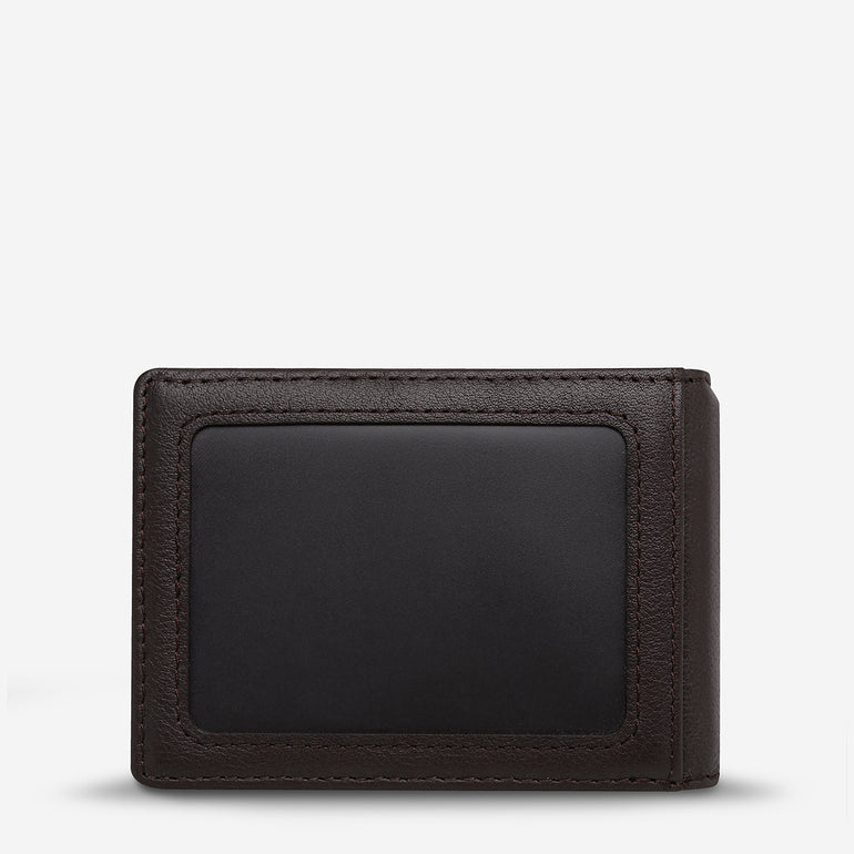 Status Anxiety Melvin Men's Leather Wallet Chocolate