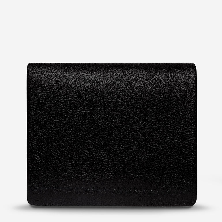 Status Anxiety Nathaniel Men's Leather Wallet Black