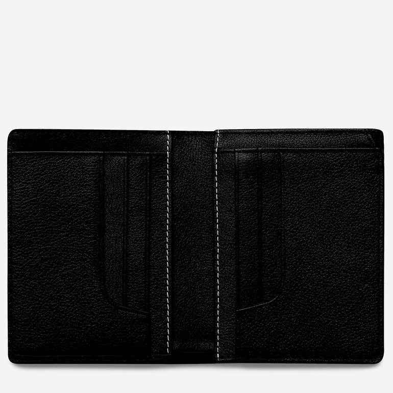 Status Anxiety Nathaniel Men's Leather Wallet Black