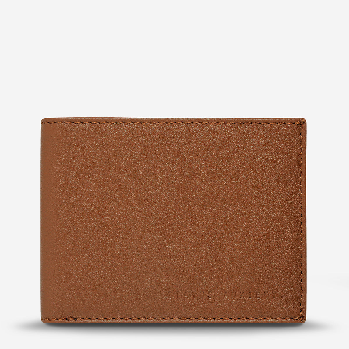 Status Anxiety Noah Men's Leather Wallet Camel