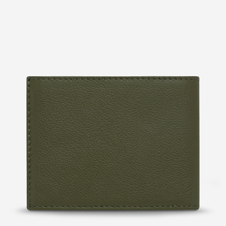 Status Anxiety Noah Men's Leather Wallet Khaki