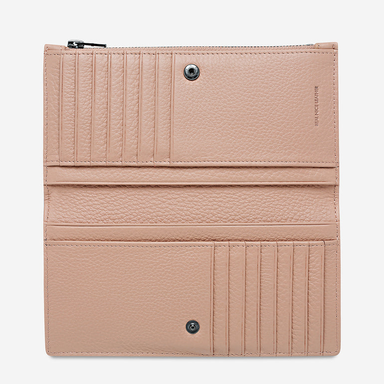 Status Anxiety Old Flame Women's Leather Wallet Dusty Pink