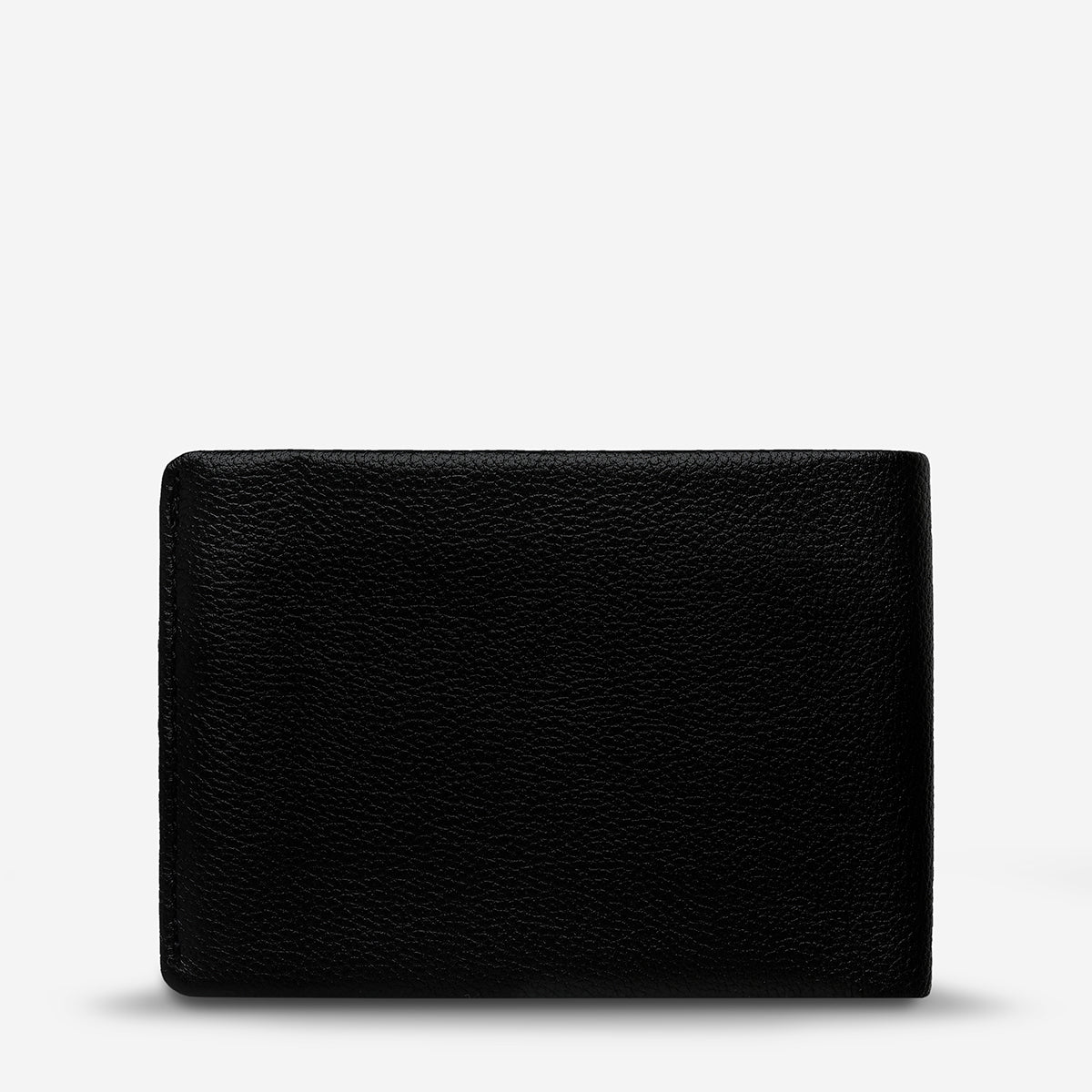 Otis Men's Black Leather Bi-Fold Wallet | Status Anxiety