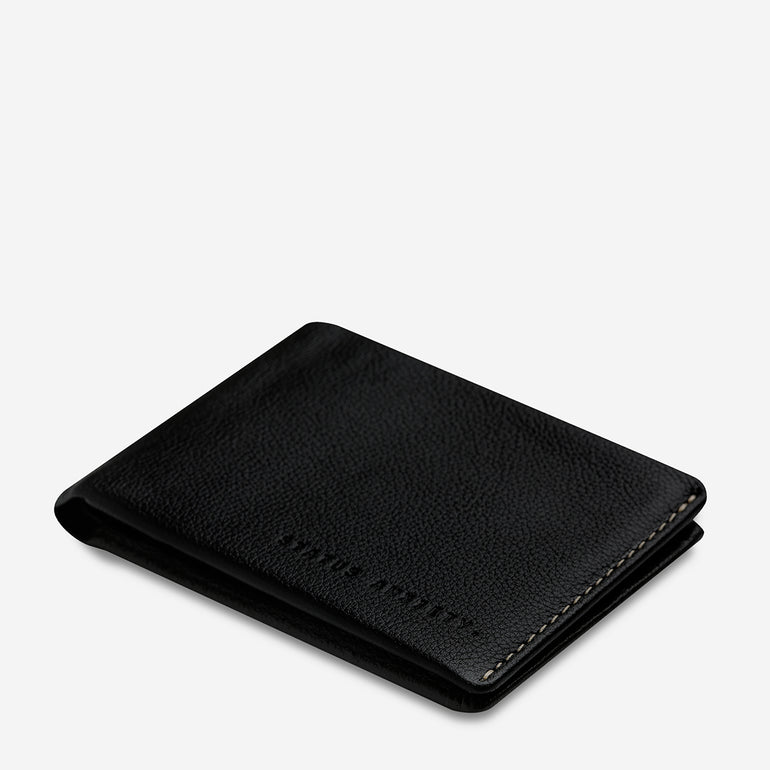 Status Anxiety Otis Men's Leather Wallet Black