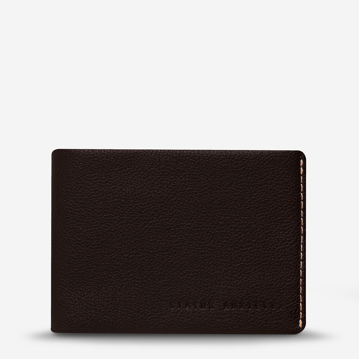 Status Anxiety Otis Men's Leather Wallet Chocolate