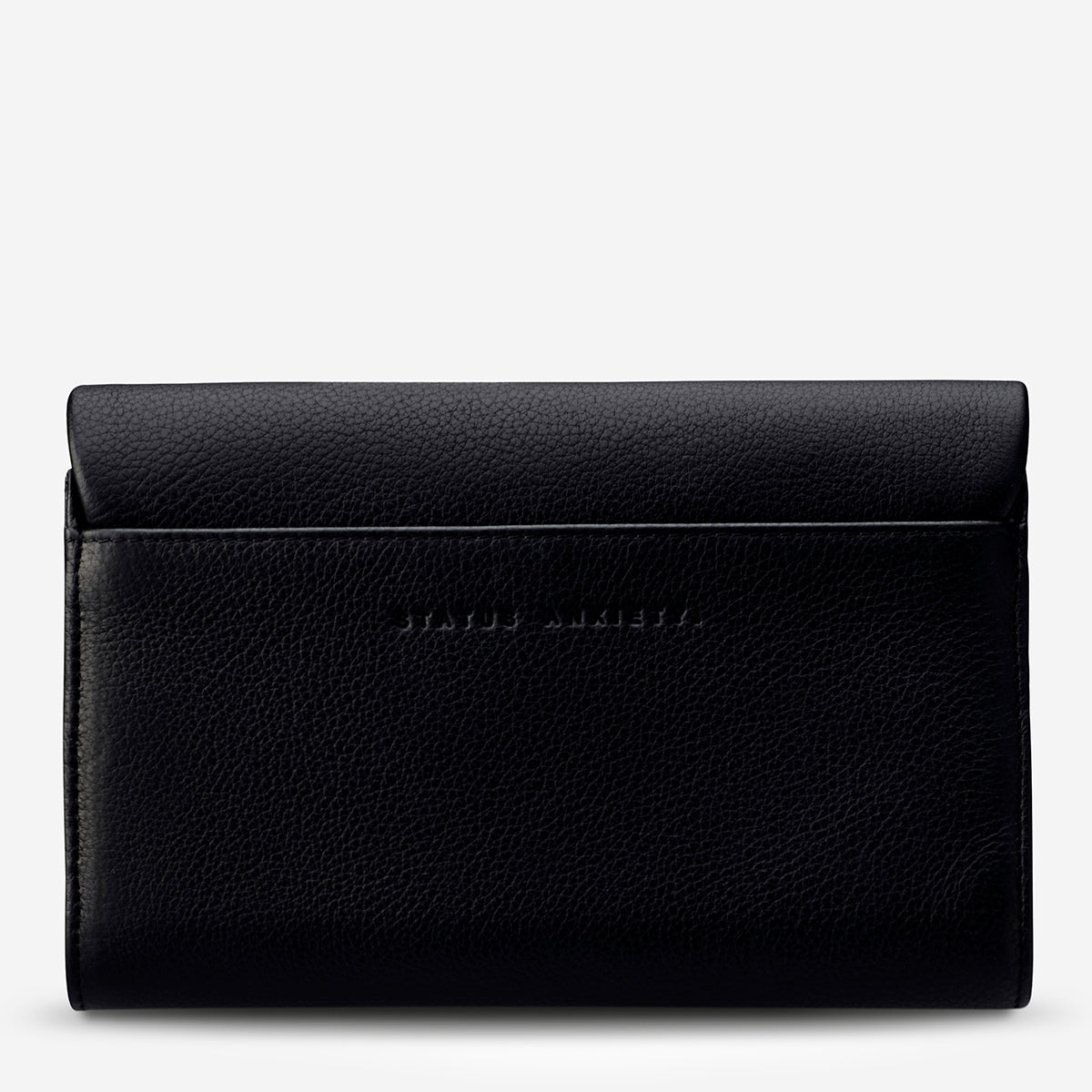 国内発送/STATUS ANXIETY/REMNANT Remnant Large Black Leather Women's Wallet | Status Anxiety