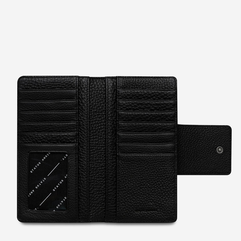 Status Anxiety Ruins Women's Leather Wallet Black