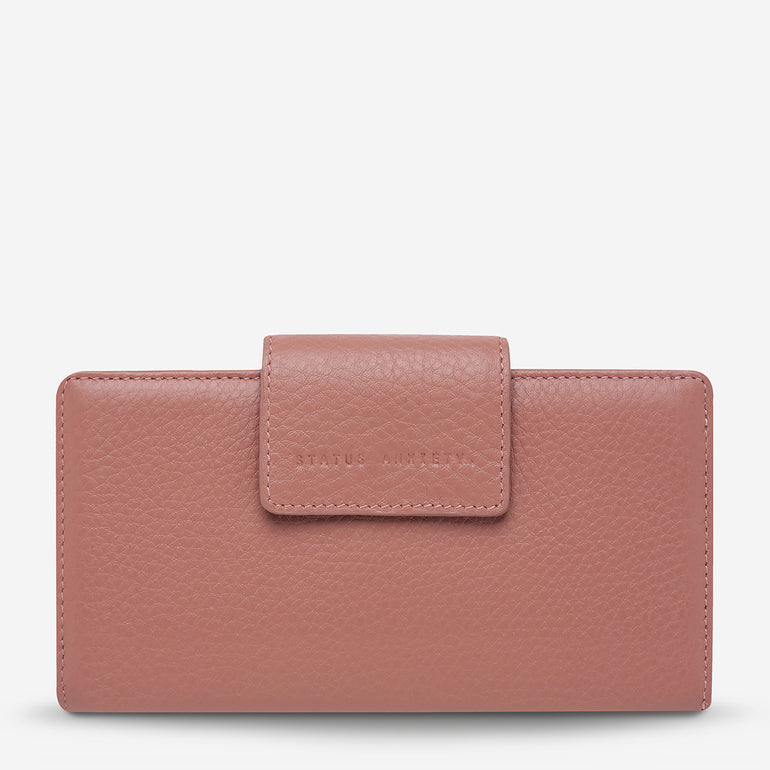 Status Anxiety Ruins Women's Leather Wallet Dusty Rose