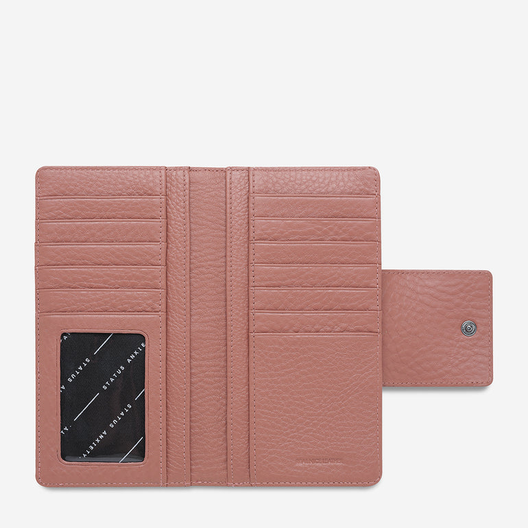 Status Anxiety Ruins Women's Leather Wallet Dusty Rose