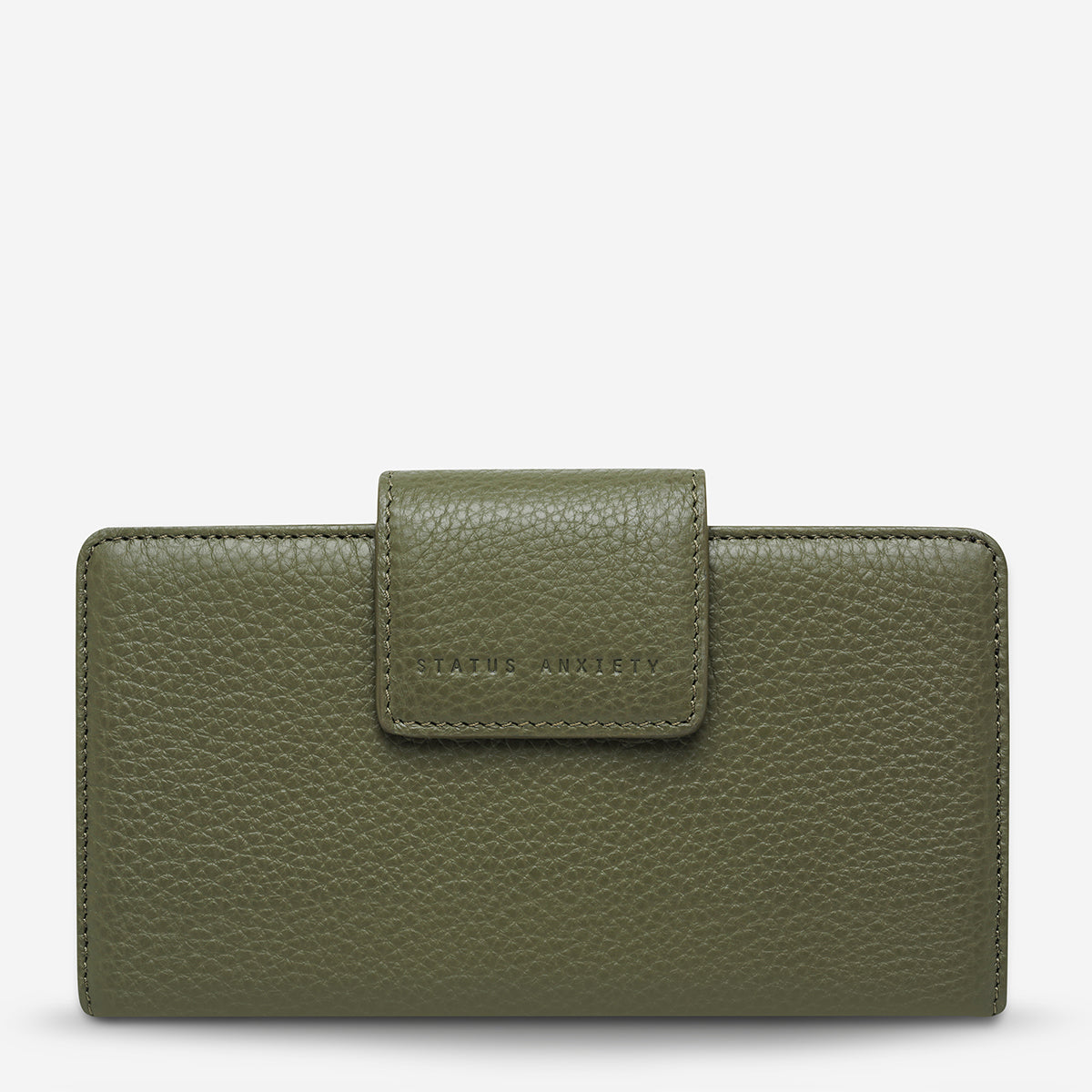 Status Anxiety Ruins Women's Leather Wallet Khaki