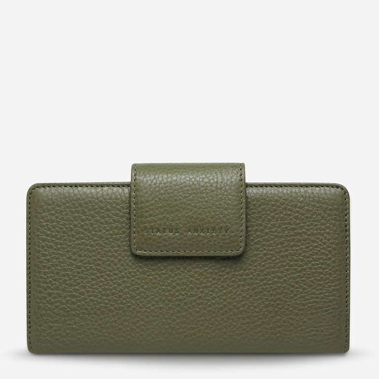 Status Anxiety Ruins Women's Leather Wallet Khaki