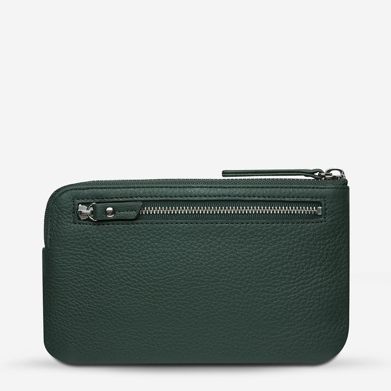 Status Anxiety Smoke and Mirrors Women's Leather Pouch Wallet Teal