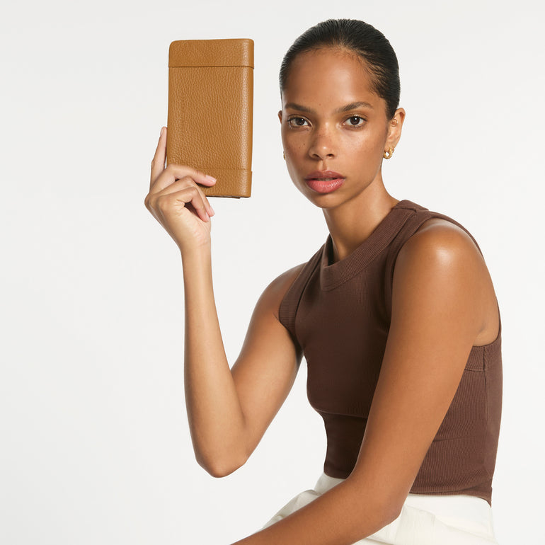 Status Anxiety Some Type Of Love Women's Leather Wallet Tan