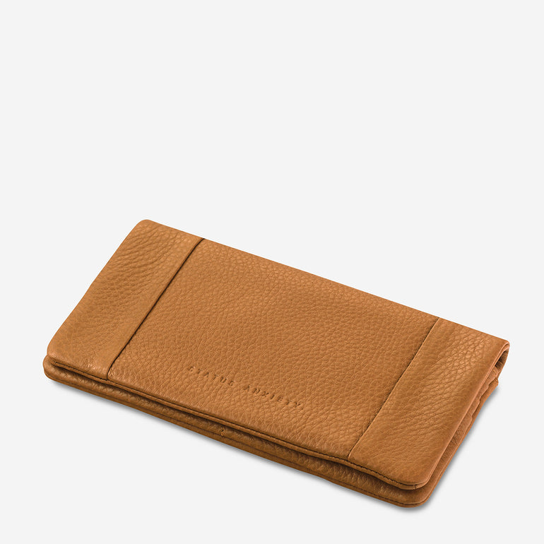 Status Anxiety Some Type Of Love Women's Leather Wallet Tan