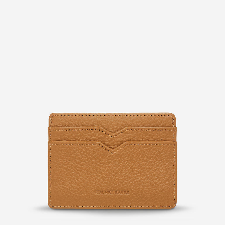 Status Anxiety Together for Now Leather Wallet Tan