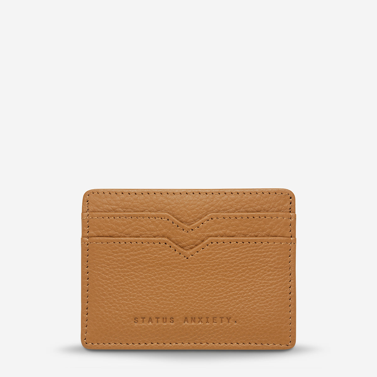 Status Anxiety Together for Now Leather Wallet Tan