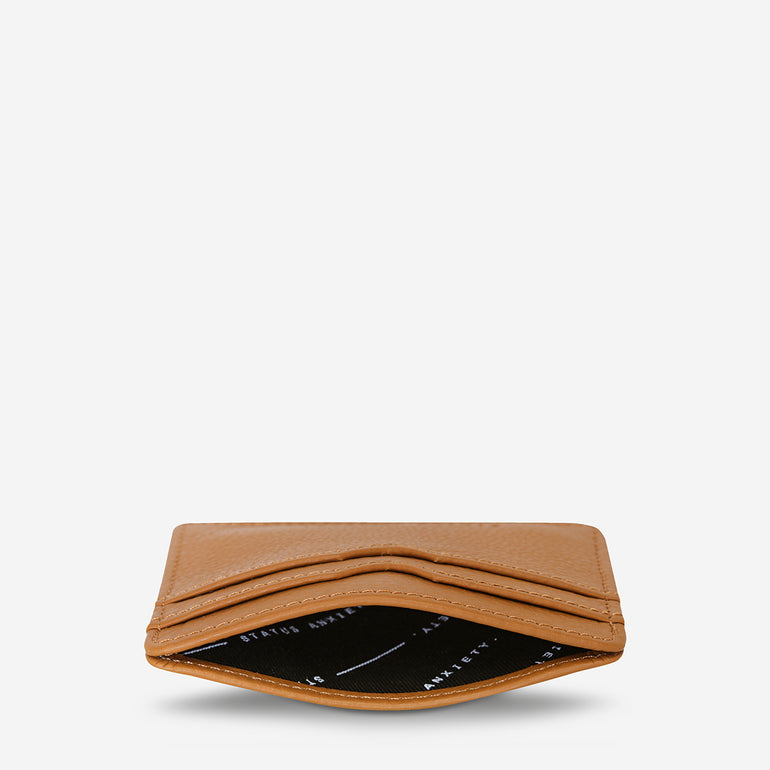 Status Anxiety Together for Now Leather Wallet Tan