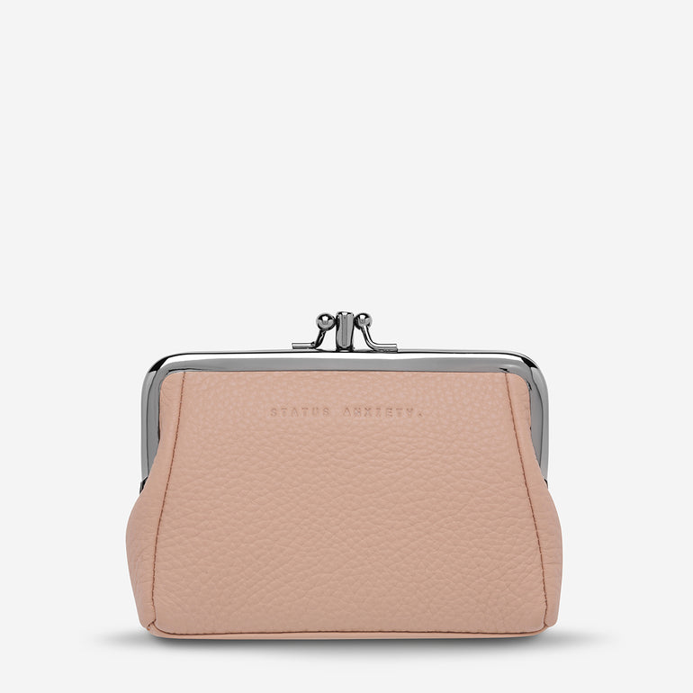 Status Anxiety Womens Leather Wallet Volatile Dusty Pink