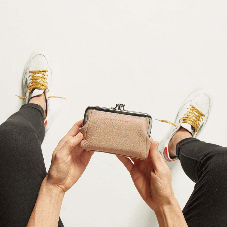Status Anxiety Womens Leather Wallet Volatile Tan
