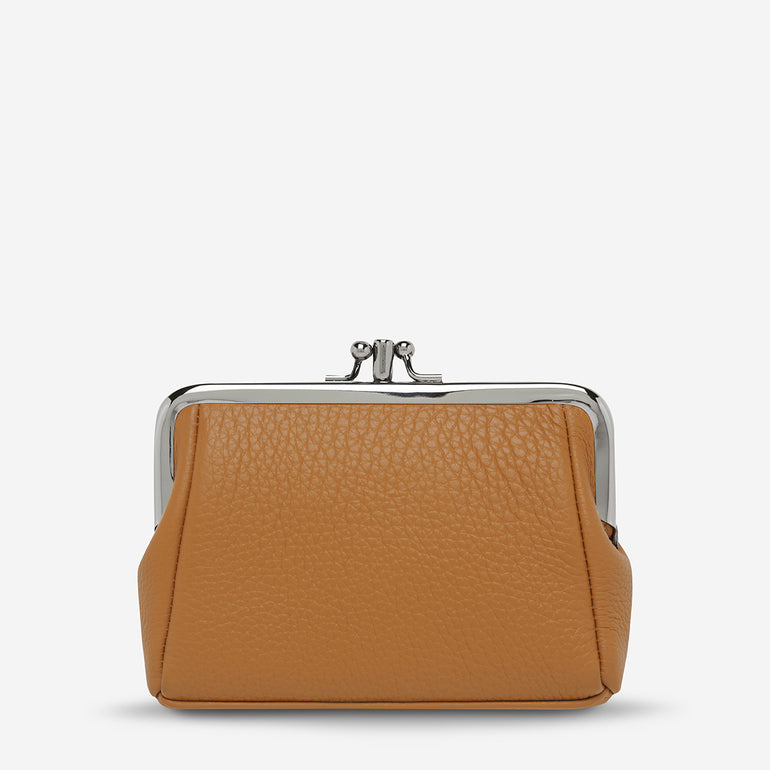Status Anxiety Womens Leather Wallet Volatile Tan