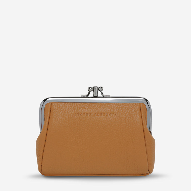 Status Anxiety Womens Leather Wallet Volatile Tan