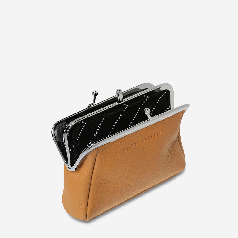Status Anxiety Womens Leather Wallet Volatile Tan