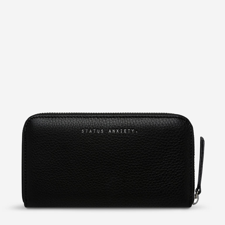 Status Anxiety Yet To Come Leather Wallet Black