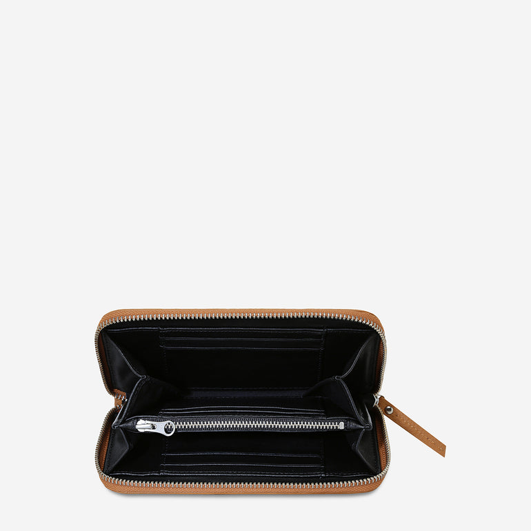 Status Anxiety Yet To Come Leather Wallet Tan