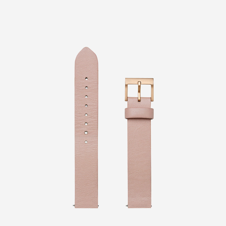 Status Anxiety Repeat After Me Leather Strap Blush