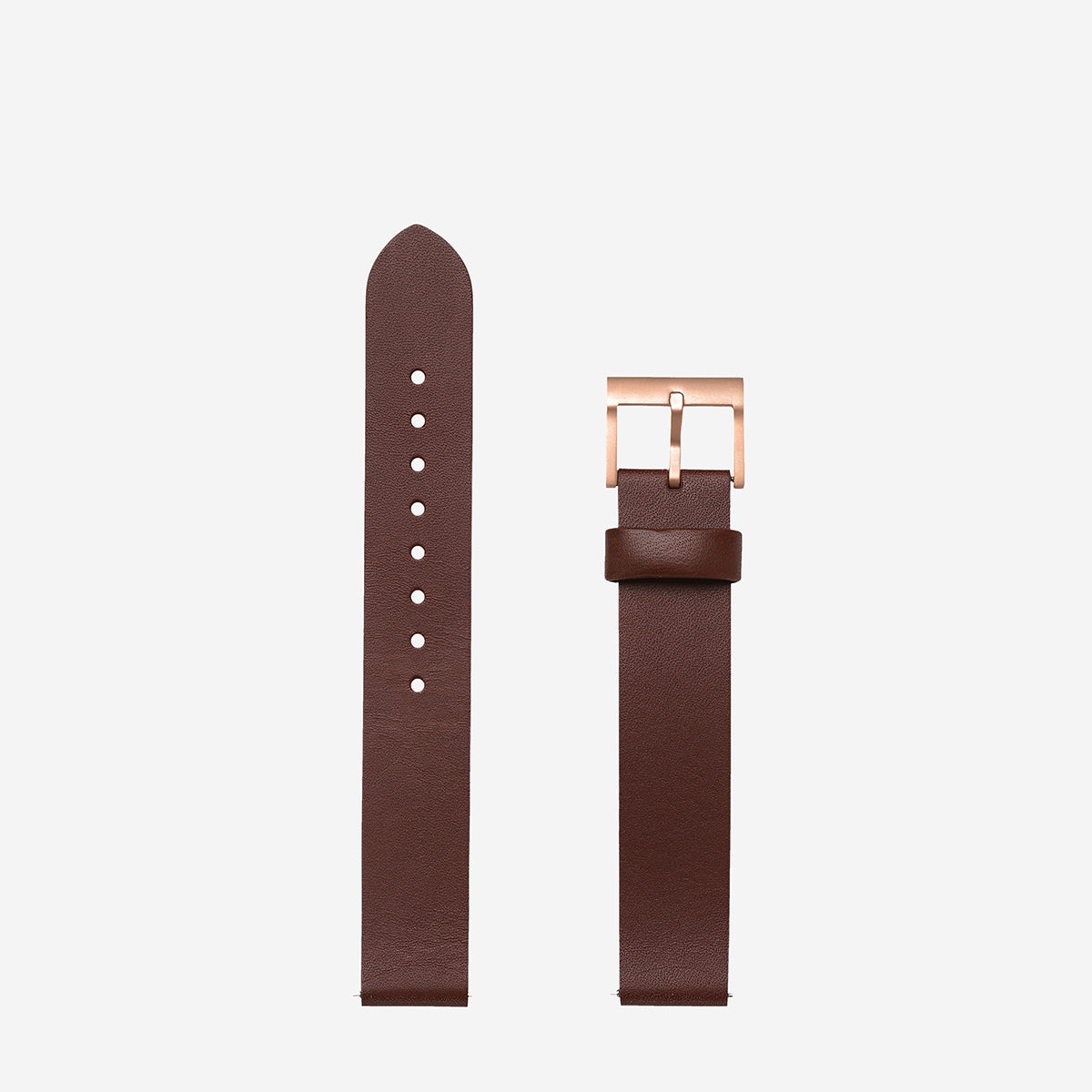 Status Anxiety Repeat After Me Leather Strap Brown
