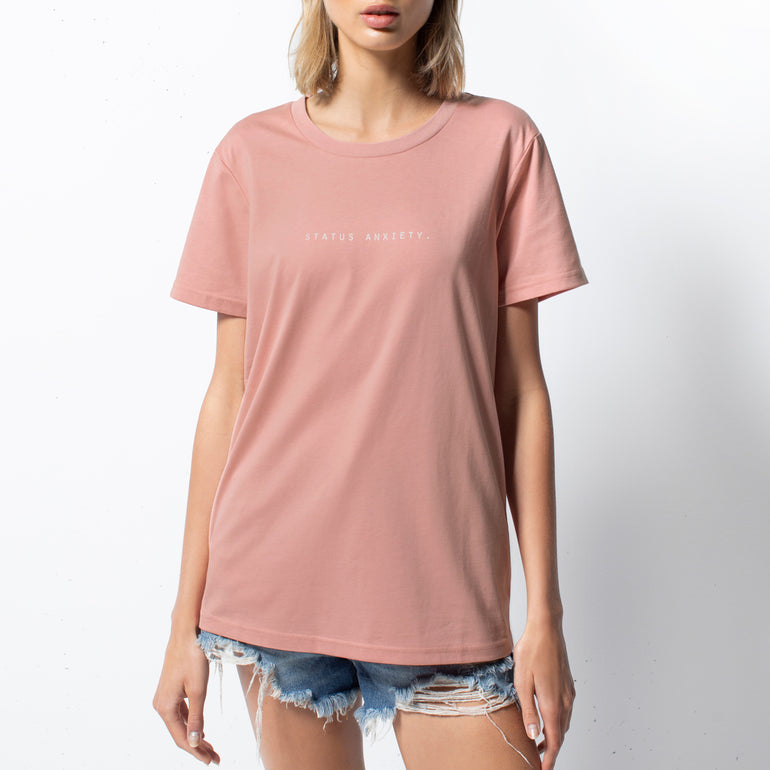 Status Anxiety Think it Over Women's T-shirt Rose