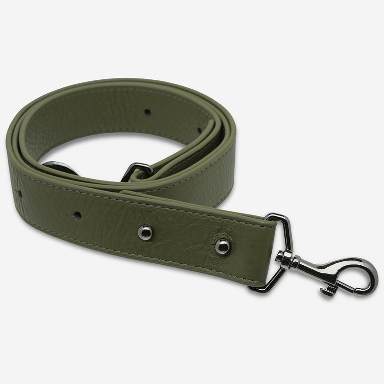 Status Anxiety All Nighter Women's Leather Strap Eyes To The Wind Khaki