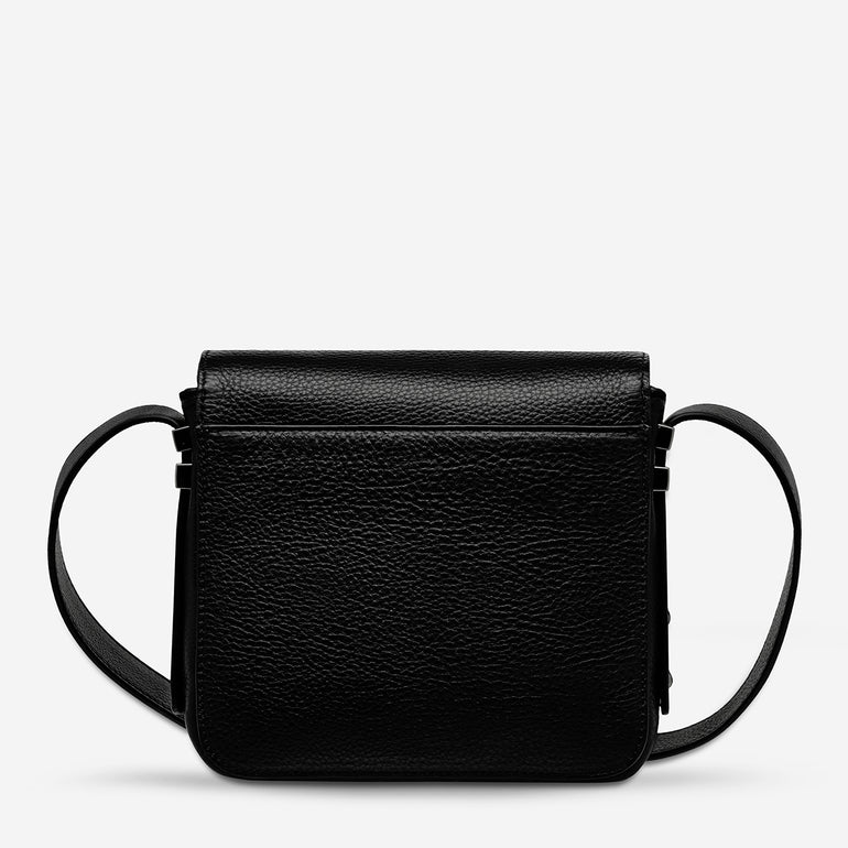 Status Anxiety Want to Believe Women's Leather Crossbody Bag Black