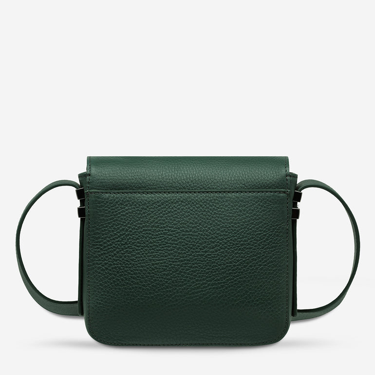 Status Anxiety Want to Believe Women's Leather Crossbody Bag Green